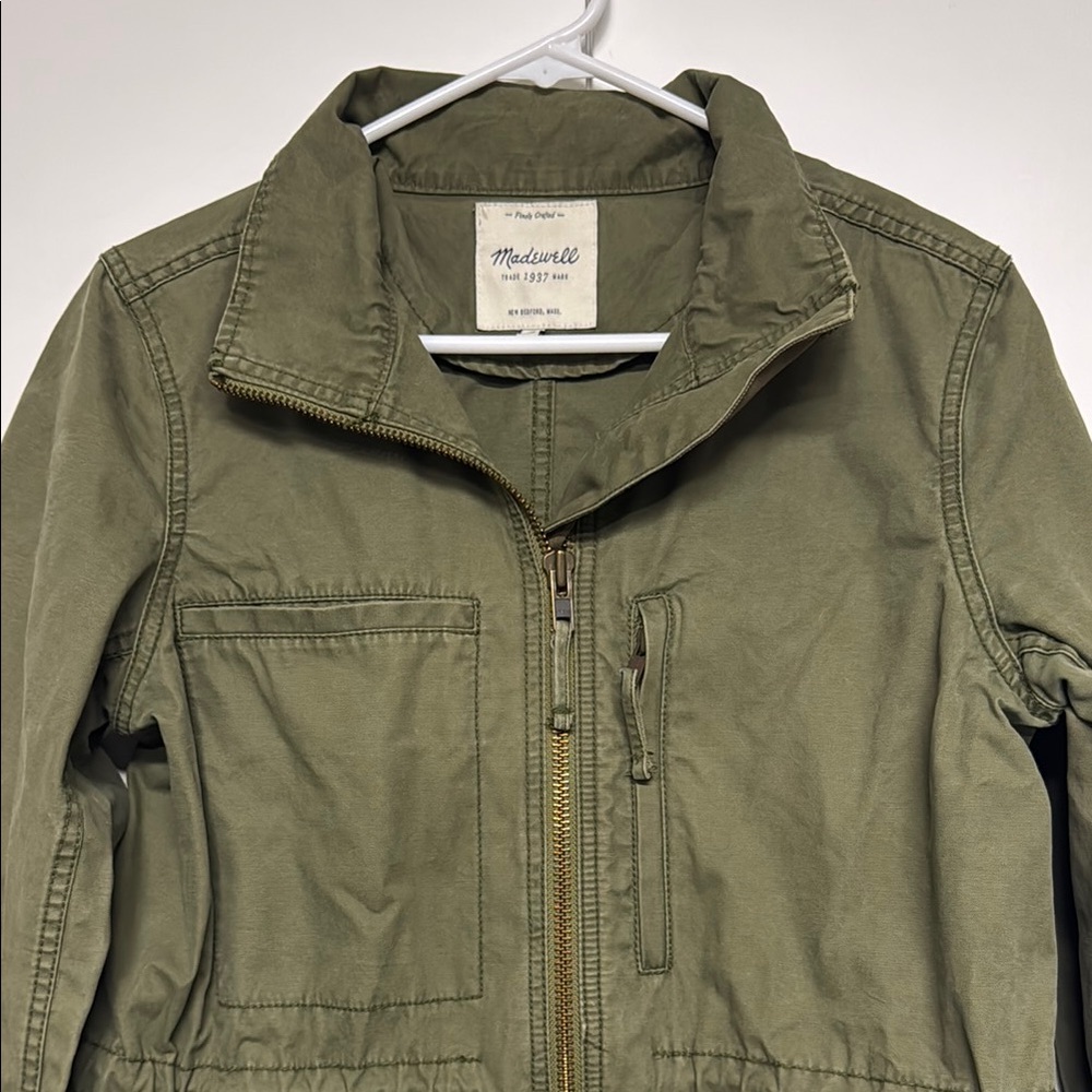 Madewell Green Utility Jacket - Picture 3 of 5
